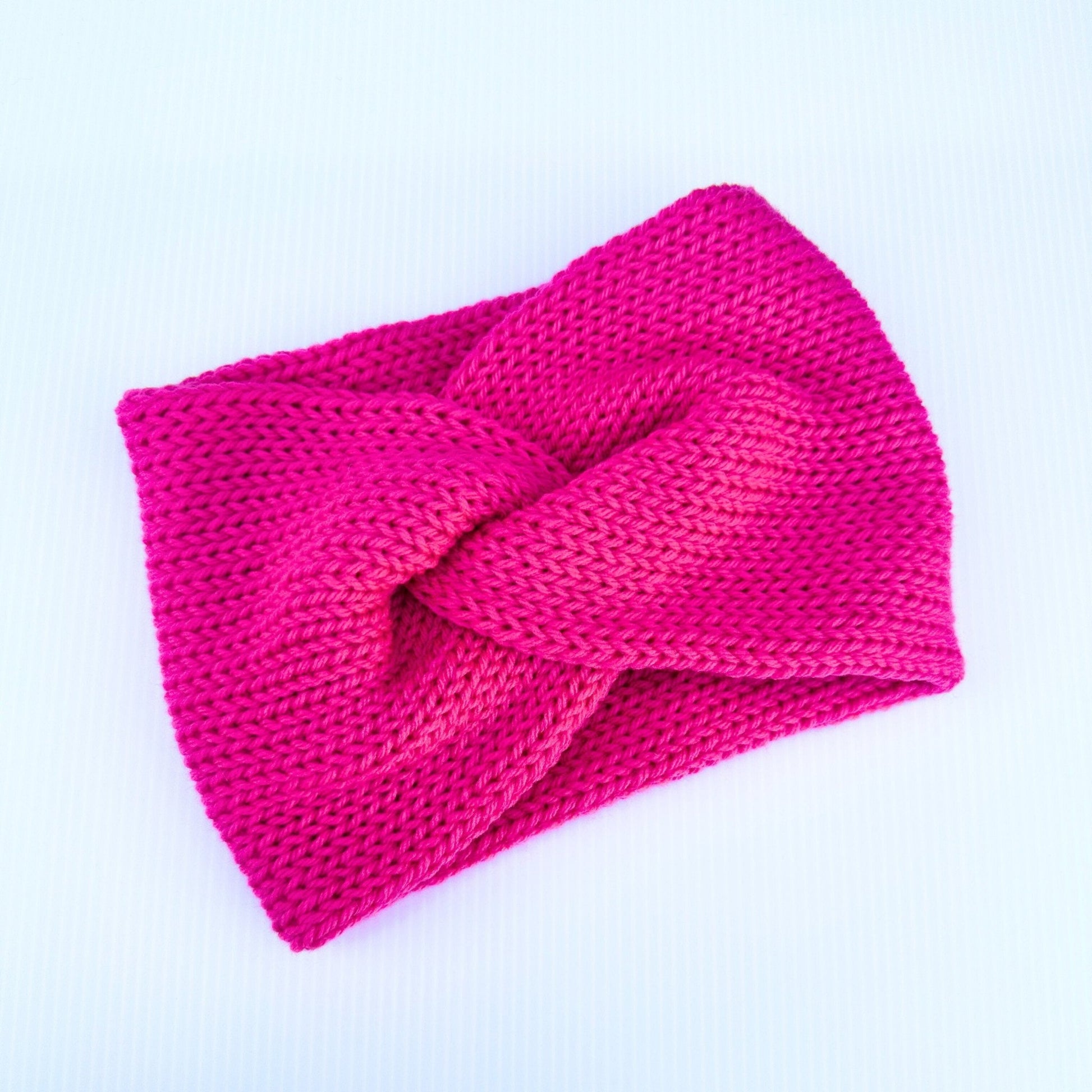Knit Ear Warmer Headband: Adult Winter Fashion Ear Muff - pursuitofcraftyness