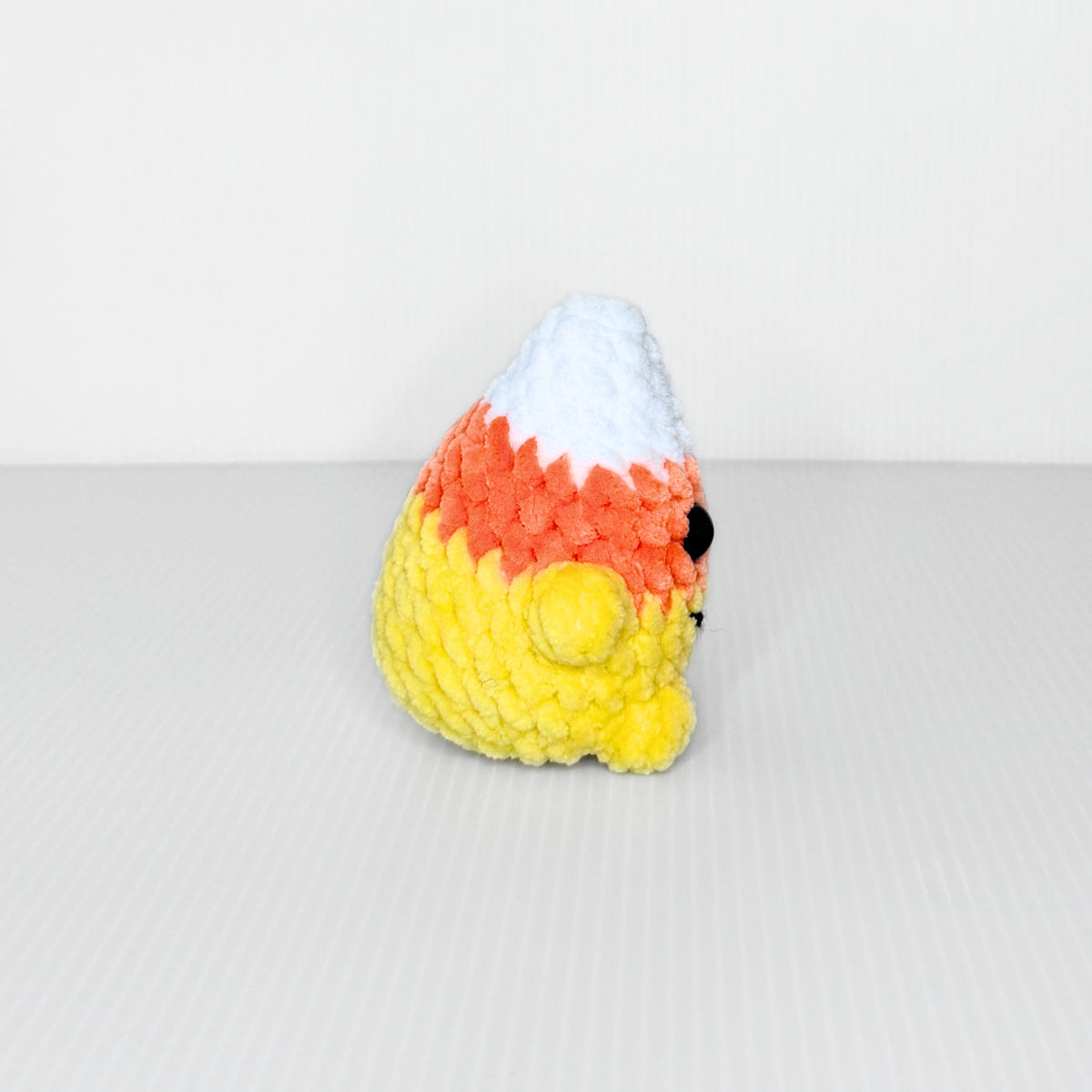 Mini Candy Corn — Handmade Crochet Halloween Plushie - pursuitofcraftyness