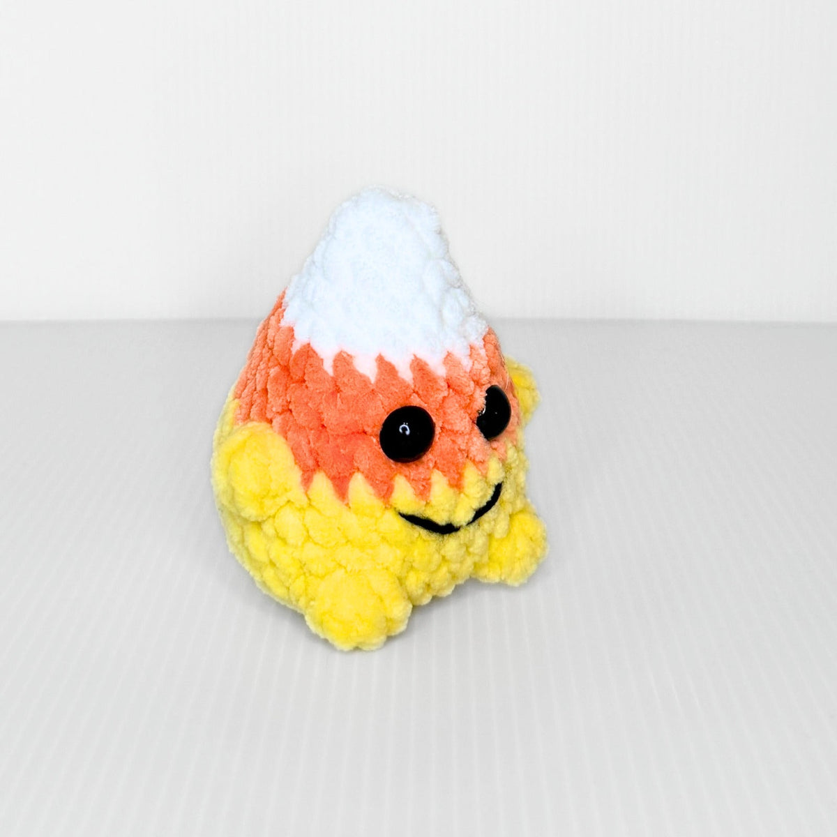 Mini Candy Corn — Handmade Crochet Halloween Plushie - pursuitofcraftyness
