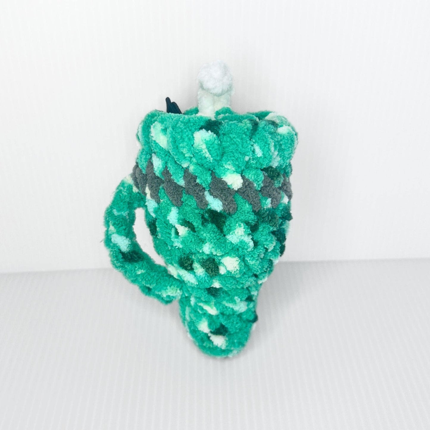 Mini Crochet Stanley Cup Keychain: Handmade Bag Charm - pursuitofcraftyness