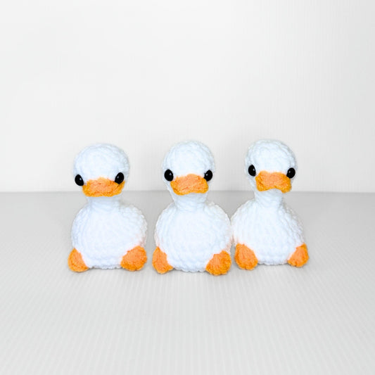 Mini Goose — Handmade Crochet Plushie - pursuitofcraftyness