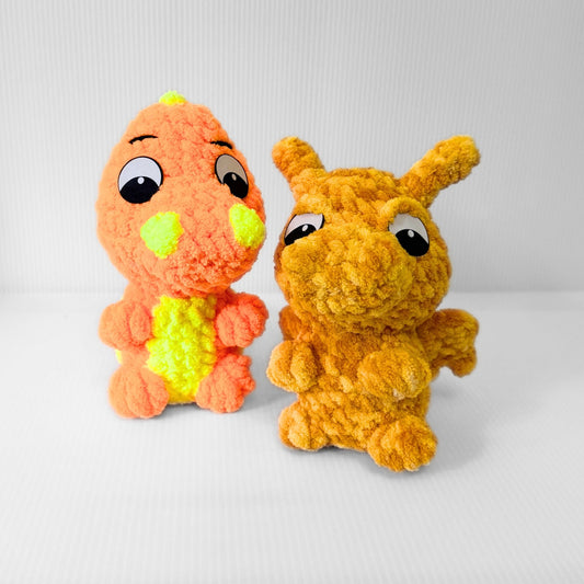 Mythical Creatures — Handmade Crochet Dragon Dinosaur Plushie - pursuitofcraftyness