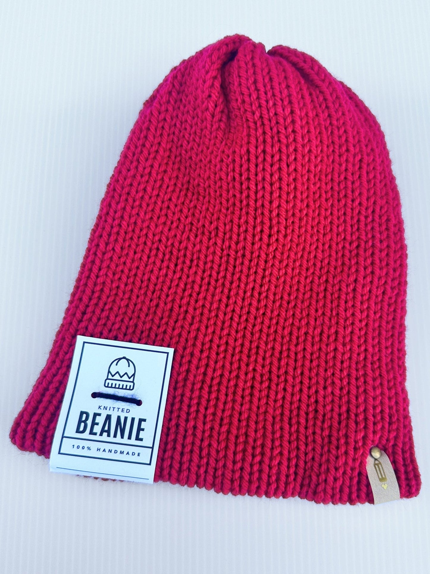 Solid Knit Winter Beanie: Acrylic Outdoor Beanie - pursuitofcraftyness