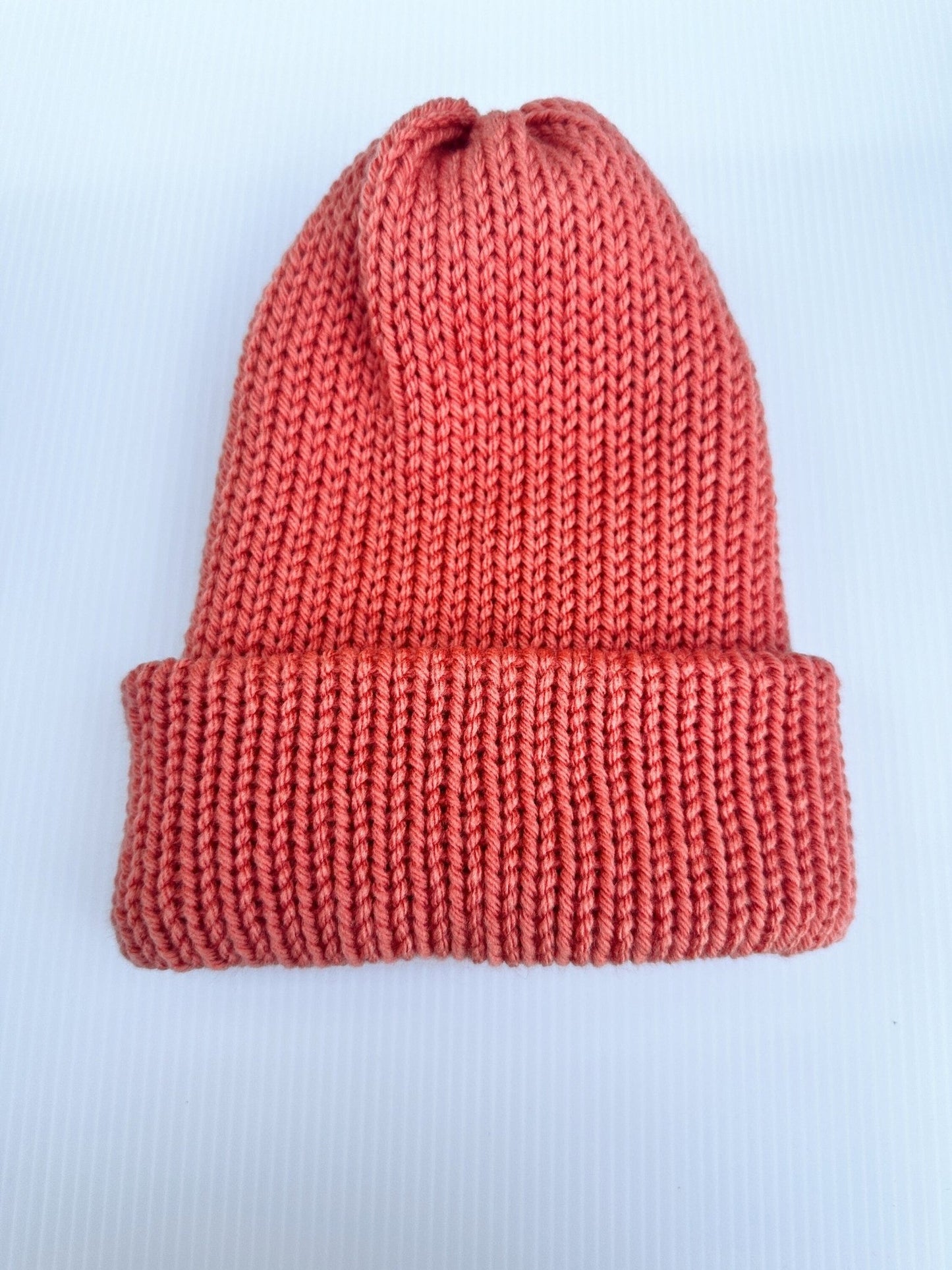 Solid Knit Winter Beanie: Acrylic Outdoor Beanie - pursuitofcraftyness