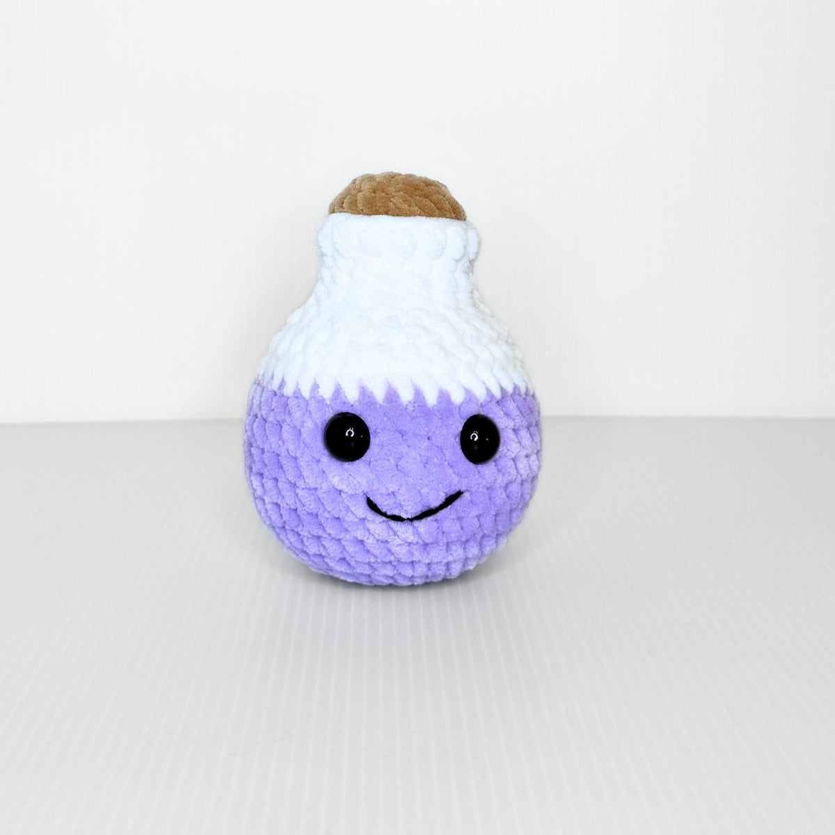 Spell Bottle Plushie — Handmade Crochet Potion Bottle - pursuitofcraftyness