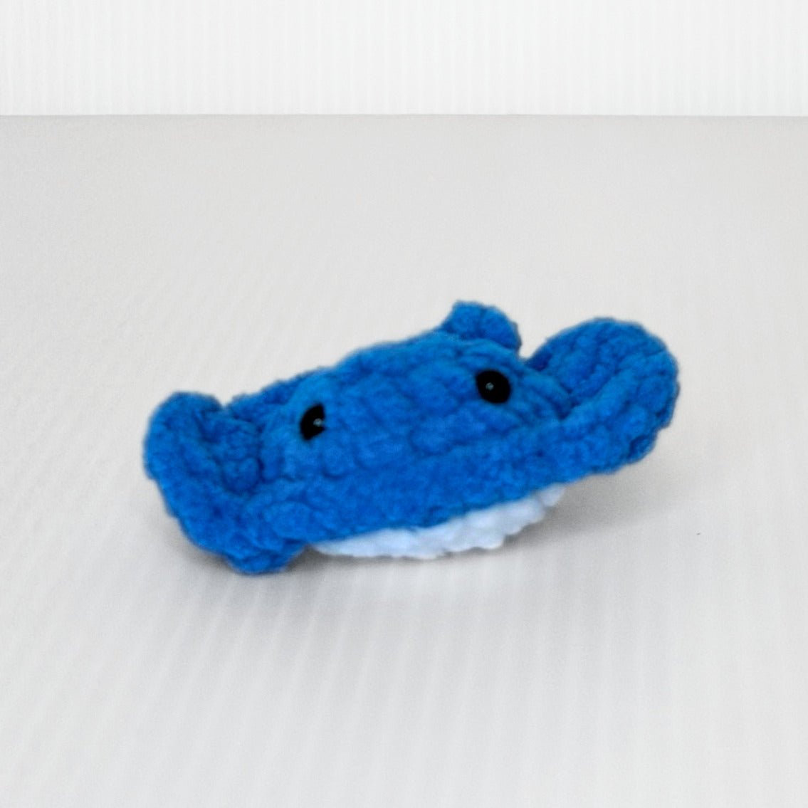 Stingray Magnet — Handmade Crochet Ocean Fridge Magnet - pursuitofcraftyness