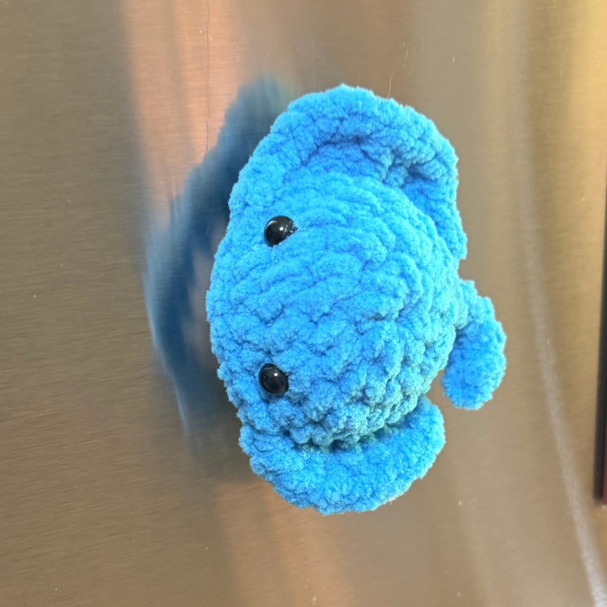 Stingray Magnet — Handmade Crochet Ocean Fridge Magnet - pursuitofcraftyness