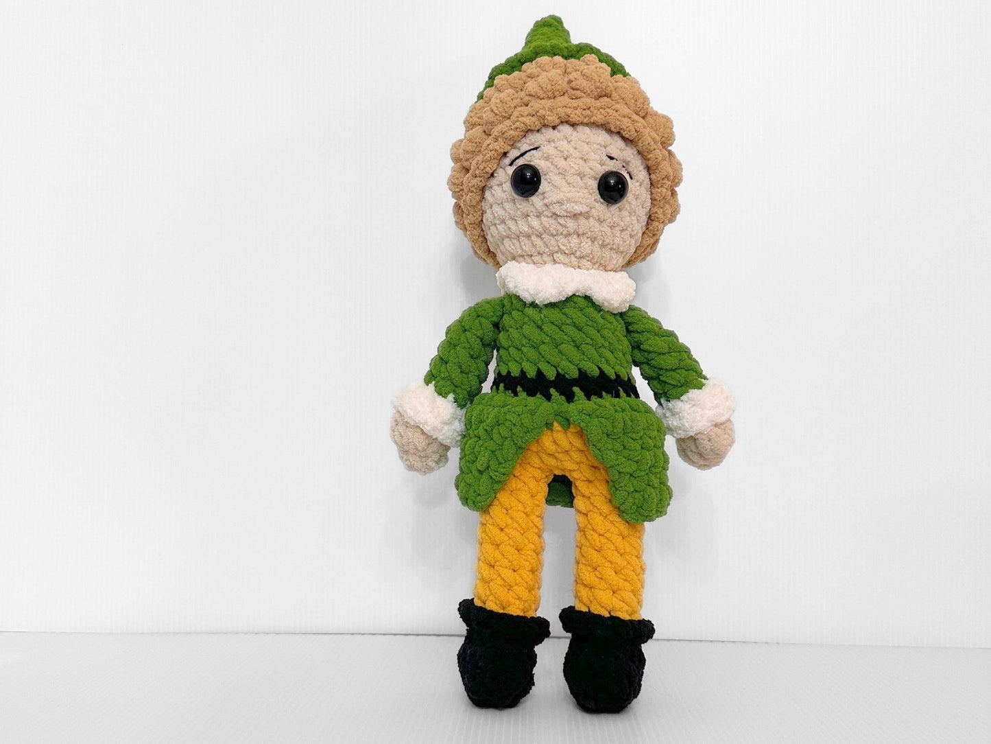 Whimsical Crochet Elf Doll | Festive Buddy from the Movie for Kids & Christmas Lovers - pursuitofcraftyness