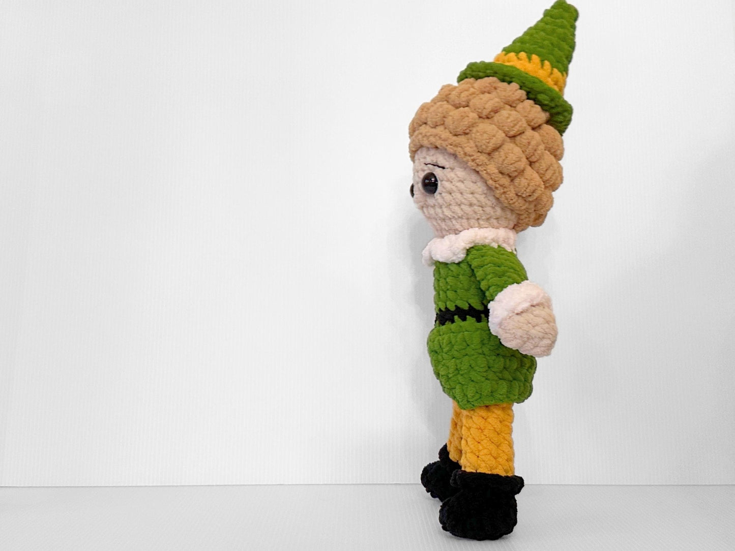 Whimsical Crochet Elf Doll | Festive Buddy from the Movie for Kids & Christmas Lovers - pursuitofcraftyness