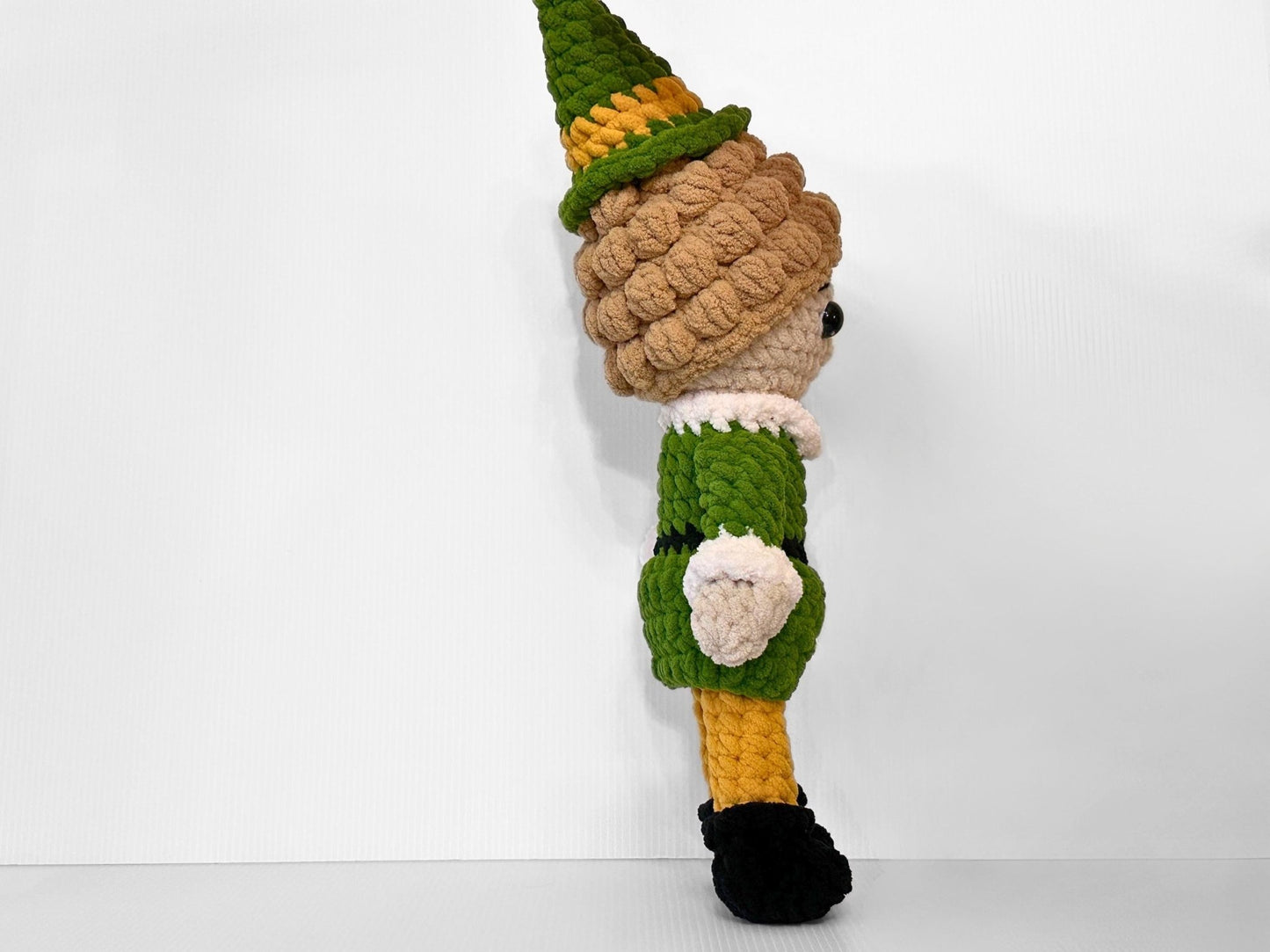 Whimsical Crochet Elf Doll | Festive Buddy from the Movie for Kids & Christmas Lovers - pursuitofcraftyness