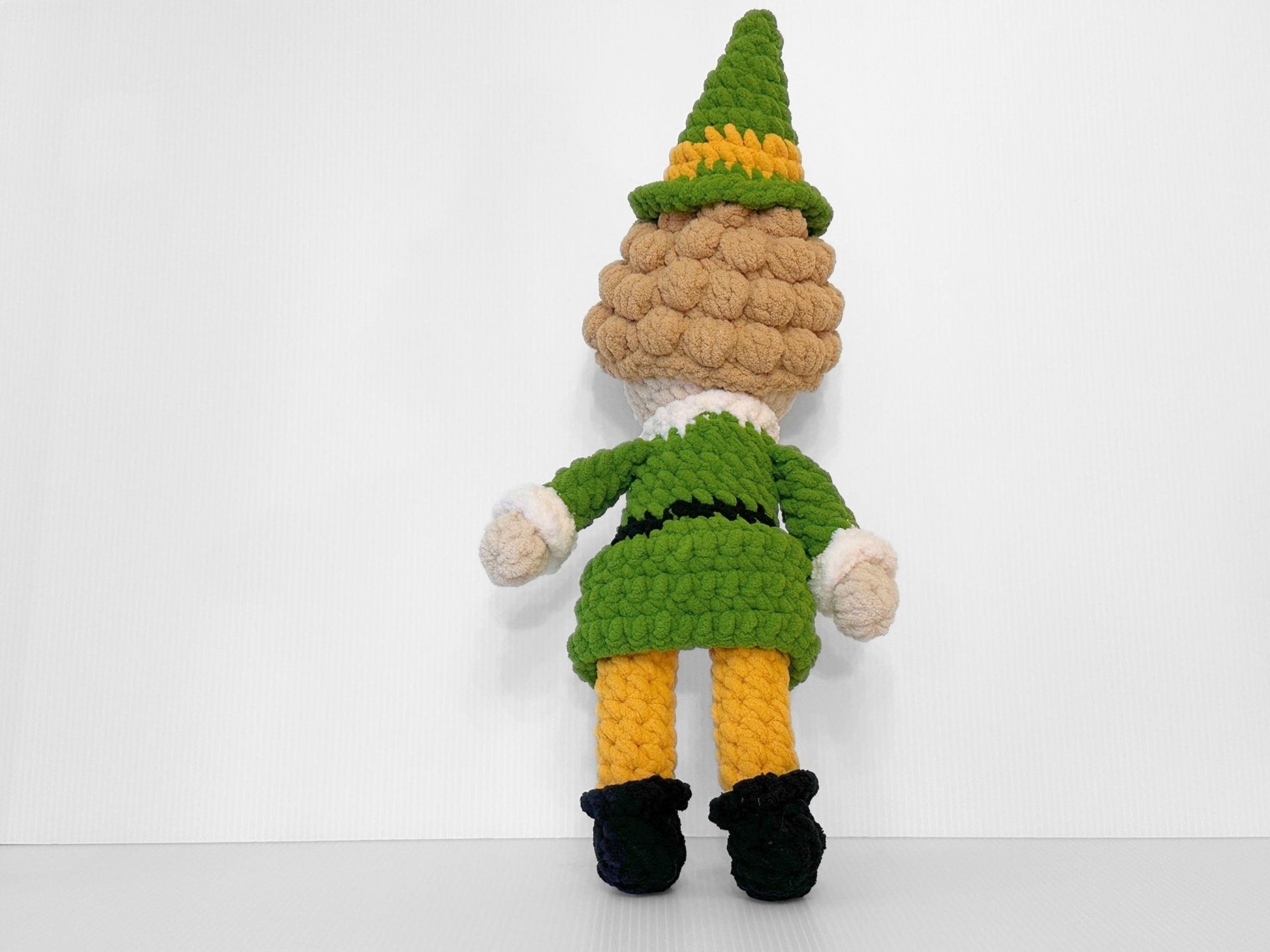 Whimsical Crochet Elf Doll | Festive Buddy from the Movie for Kids & Christmas Lovers - pursuitofcraftyness