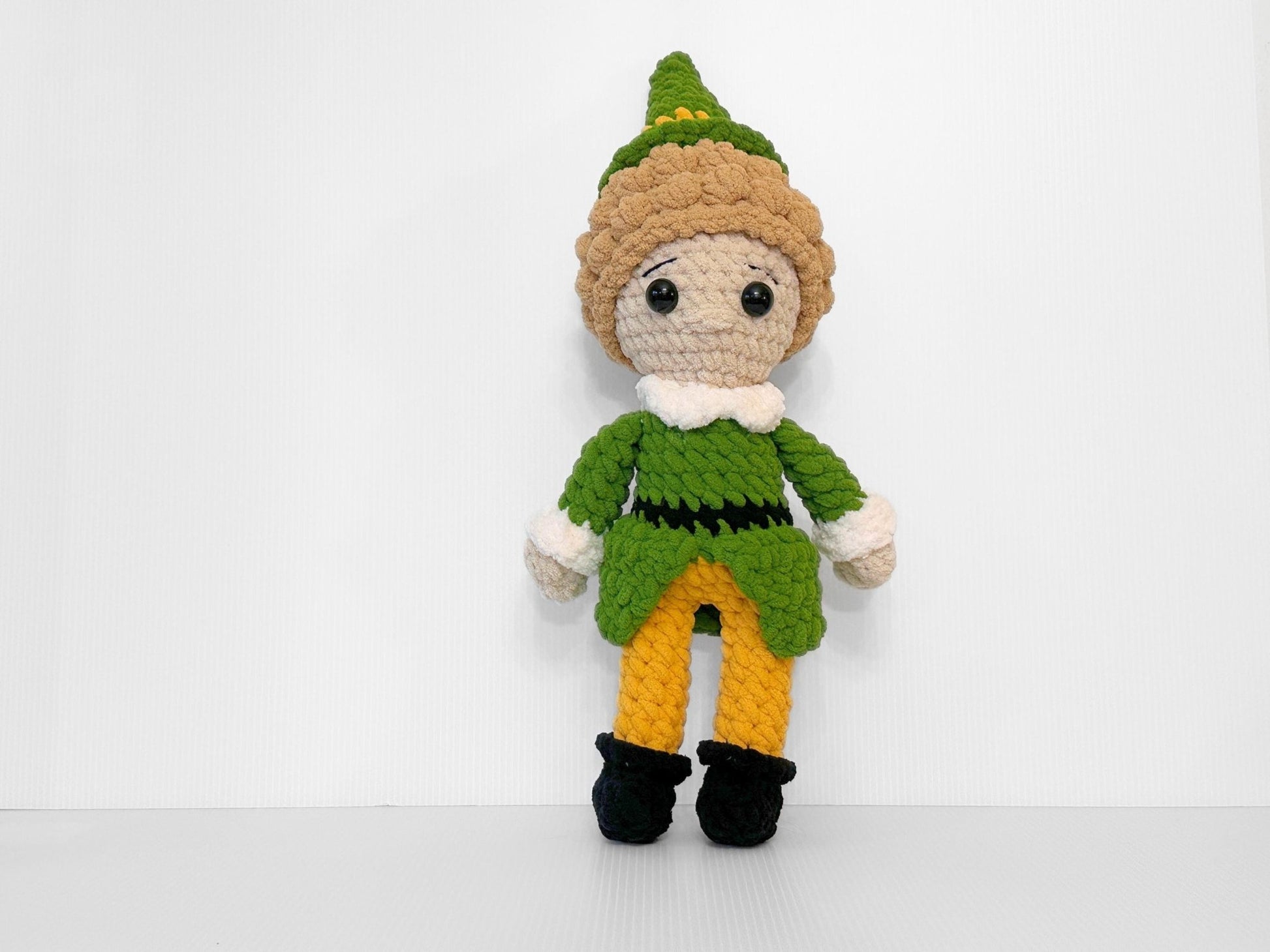 Whimsical Crochet Elf Doll | Festive Buddy from the Movie for Kids & Christmas Lovers - pursuitofcraftyness