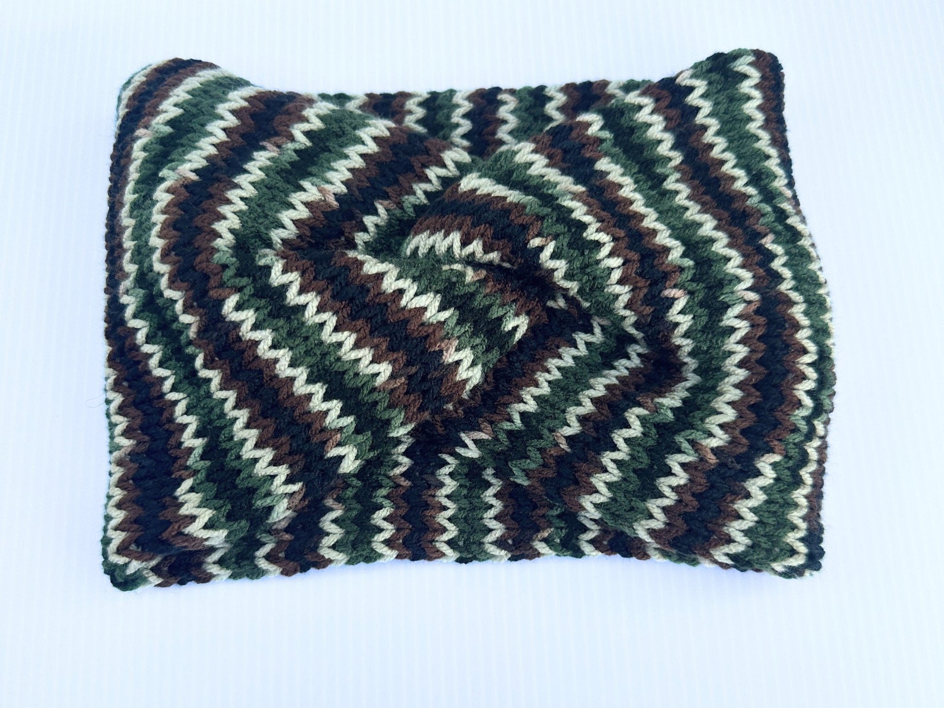 Winter Camo Ear Warmer - Warm Headband for Adult Hunters, Cold Gear Accessories - pursuitofcraftyness